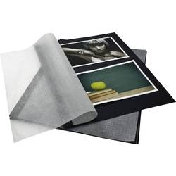 Goldbuch GOLDBUCH - Fotokarton schwarz DIN A4 mit Pergamin 20 Blatt 83006 Fotohüllen Schwarz 83 006