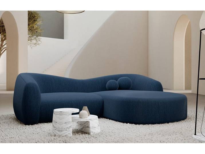 Ecksofa Murcia L-Form aus Stoff
