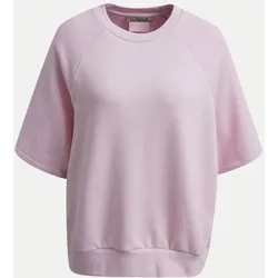 Oversize Kurzarm- Sweatshirt Rosa XS