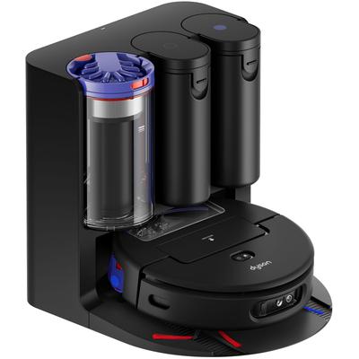DYSON Saugroboter "mit Wischfunktion spot+scrub Ai", schwarz (schwarz, blau), B:37,3cm H:11cm T:37cm, Saugroboter, Beseitigt versteckte Flecken mithilfe fortschrittlicher KI, Topseller
