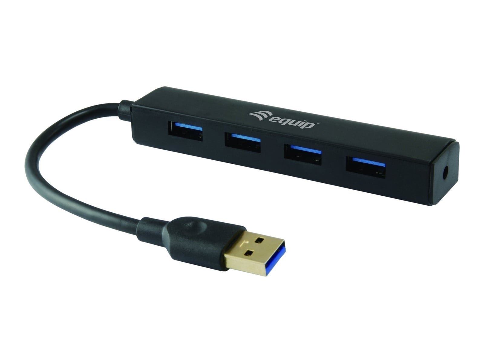 Equip USB-Hub 4-Port 3.0 zwart