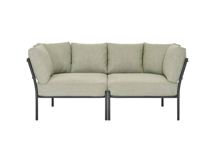 Gartenlounge Viano olefin grün Stahl 2 B 160 T 85 cm - Gartenlounge - Wetterfeste Gartenmöbel & Accessoires