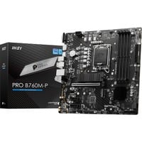 PRO B760M-P, Mainboard schwarz