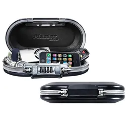 Master Lock® 5900EURD Tragbarer Tresor dunkelgrau