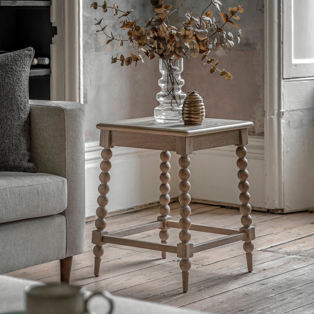 Langley Street Jessamine Side Table Natural 59cm H X 45cm W X 45cm D