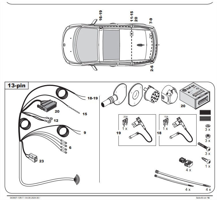 Kia FAISCEAU SPECIFIQUE 13 BROCHES POUR BMW I3 (08/13-)
