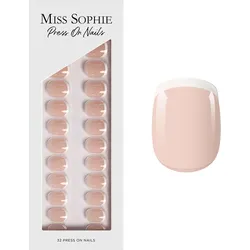 MISS SOPHIE Press On Nails French Tips Extra Short Square