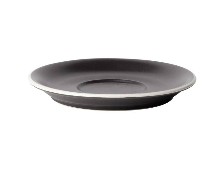 Untertasse Elements Yin & Yang schwarz Steinzeug D 16 cm