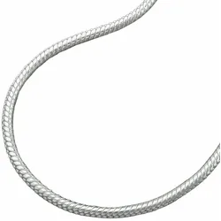 Gallay Kette Schlange 1,5mm rund Silber 925 45cm