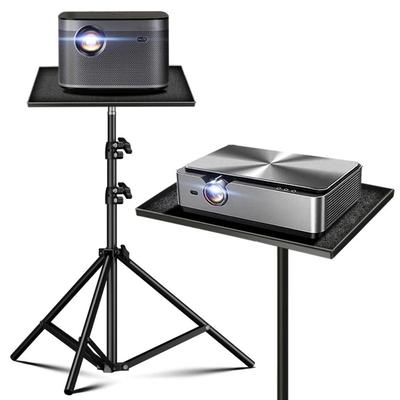 Metal Projector Stand Tray With 1 4" Female Thread Adapter, Easy Installation Sound Card & Accessories Holder Metal Projector Stand Tray With 1 4" Female Thread Adapter, Easy Installation Sound Card & Accessories Holder