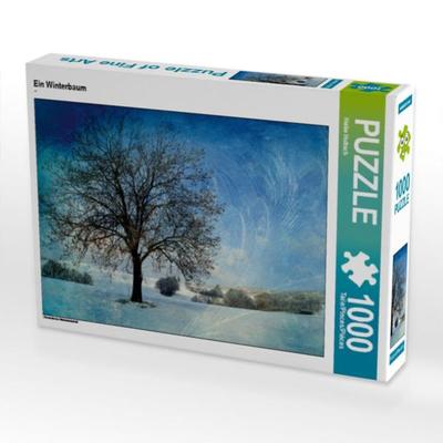 CALVENDO Puzzle Ein Winterbaum 1000 Teile Lege-Größe 64 x 48 cm Foto-Puzzle Bild von Heike Hultsch