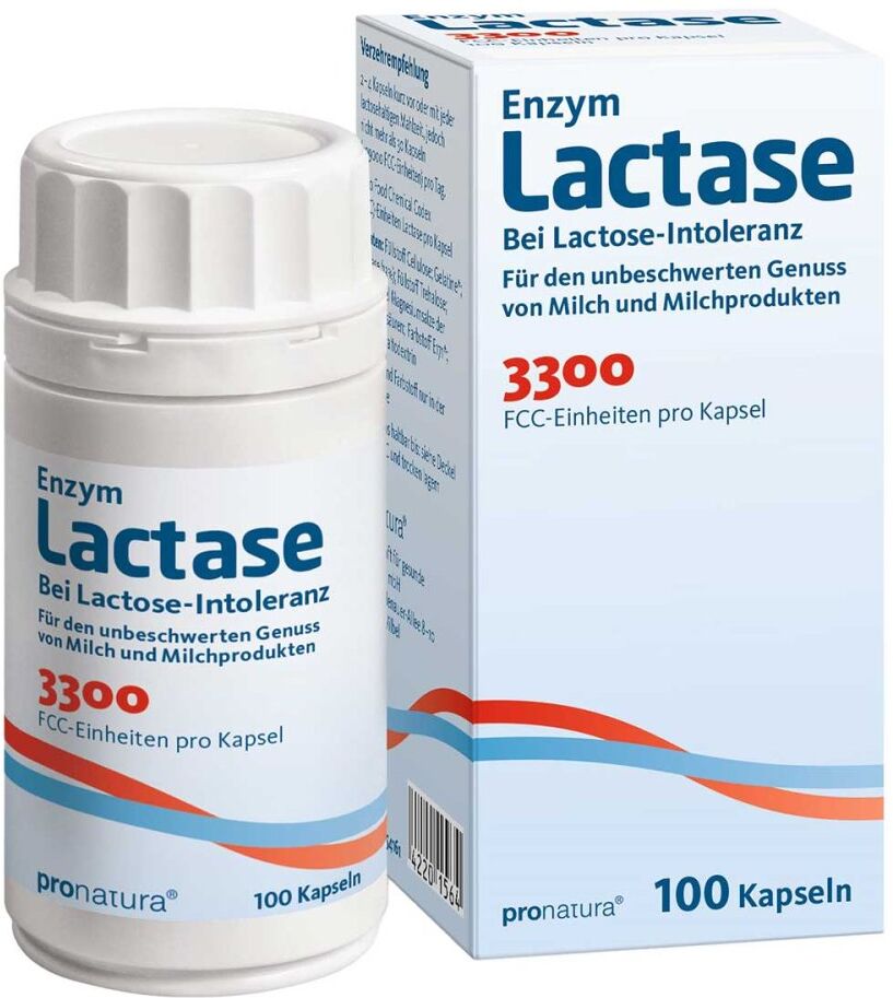 Lactase 3300 Fcc 200 mg Kapseln