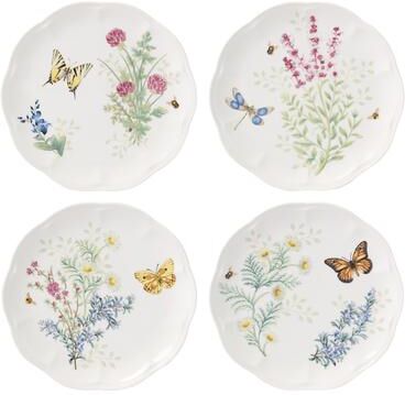 Lenox Butterfly Meadow Herbs Dinnerware Set, Service for 4