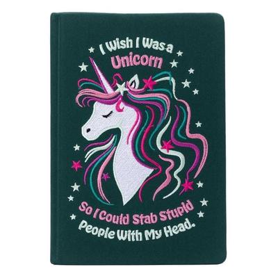I Wish I Was a Unicorn Embroidered Journal, von Insights, Simon & Schuster Us