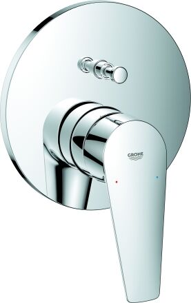 Grohe BauEdge mitigeur de bain 24162001 encastré, chromé
