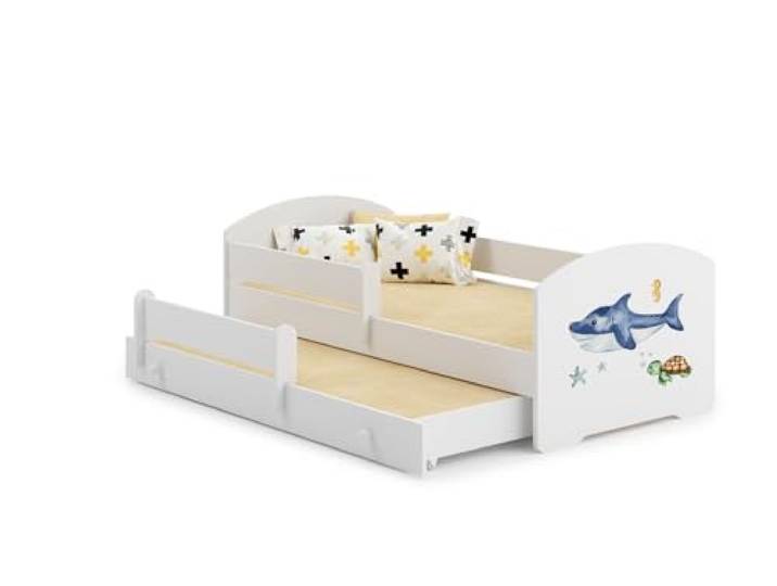 Tweepersoonsbed Luk 160x80 met kinderafbeeldingen