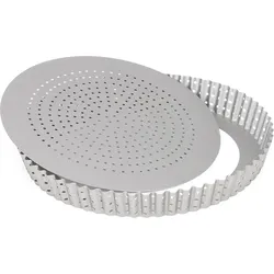 Silver-Top Quicheform 28 cm perforiert