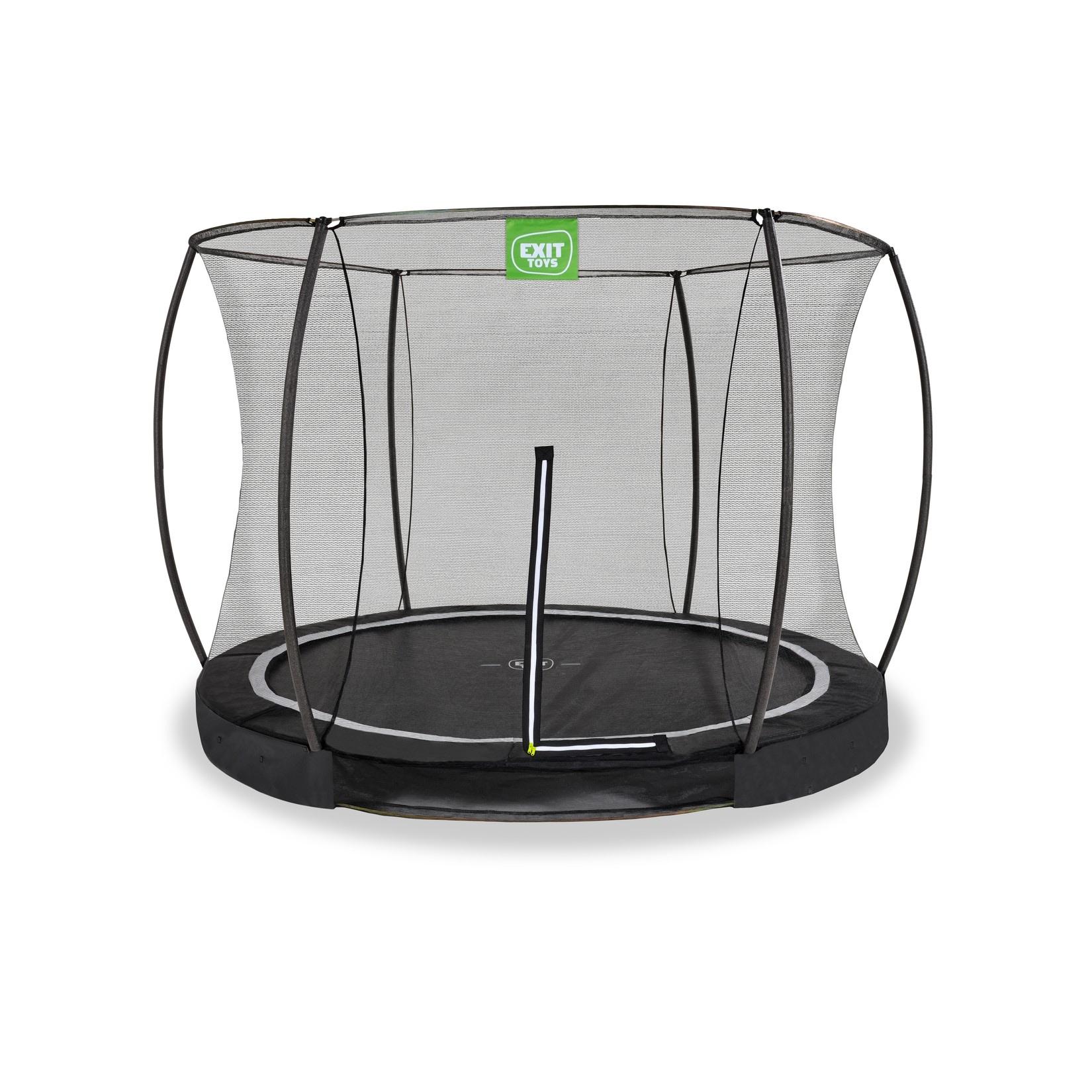 EXIT Black Edition Bodentrampolin ø244cm - schwarz