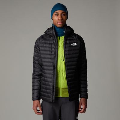 Daunenjacke THE NORTH FACE "M BETTAFORCA LT DOWN HOODIE", Herren, Gr. L, schwarz (tnf schwarz, tnf schwarz, npf), Obermaterial: 100% Polyester. Wattierung: 100% Daunen, Jacken Daunenjacke, für Outdoor-Aktivitäten, mit isolierender Daunenfüllung