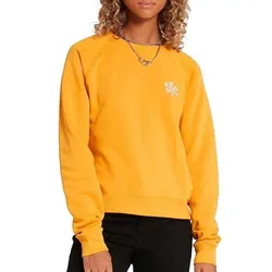 Volcom Damen Sweatshirt Truly Stokin Crew gelb - XS - XS