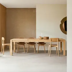 Ausziehtisch aus massivem Eichenholz 180x90 Eden