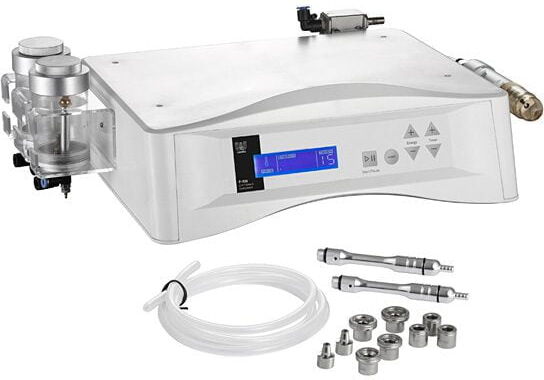 Weelko MICRODERMOABRASIONE CON CRISTALLI DI CORINDONE PER CENTRI ESTETICI 2 IN 1 F336