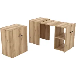 SCHREIBTISCH INTELLO 131,5x60x75 cm Bürotisch Computertisch, Eichefarben