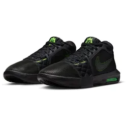 NIKE Lebron Witness VIII Basketballschuhe Herren 002 - black/white/volt 44