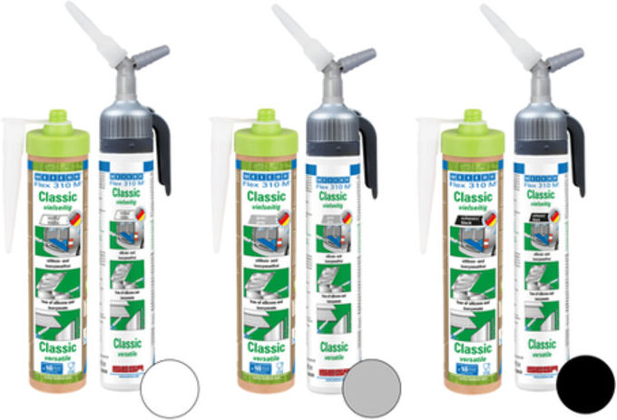 WEICON Klebstoff Flex 310 M Classic 280ml grau elastisch (10104007)