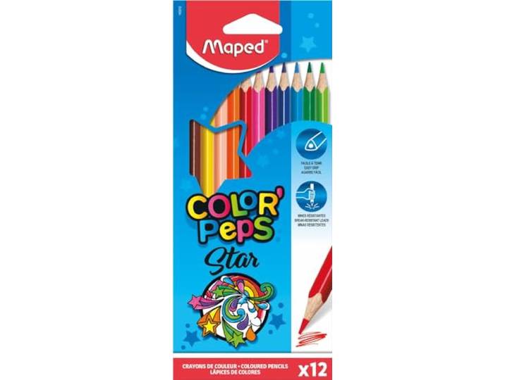 Kredki Colorpeps trójkatne 12 sztuk
