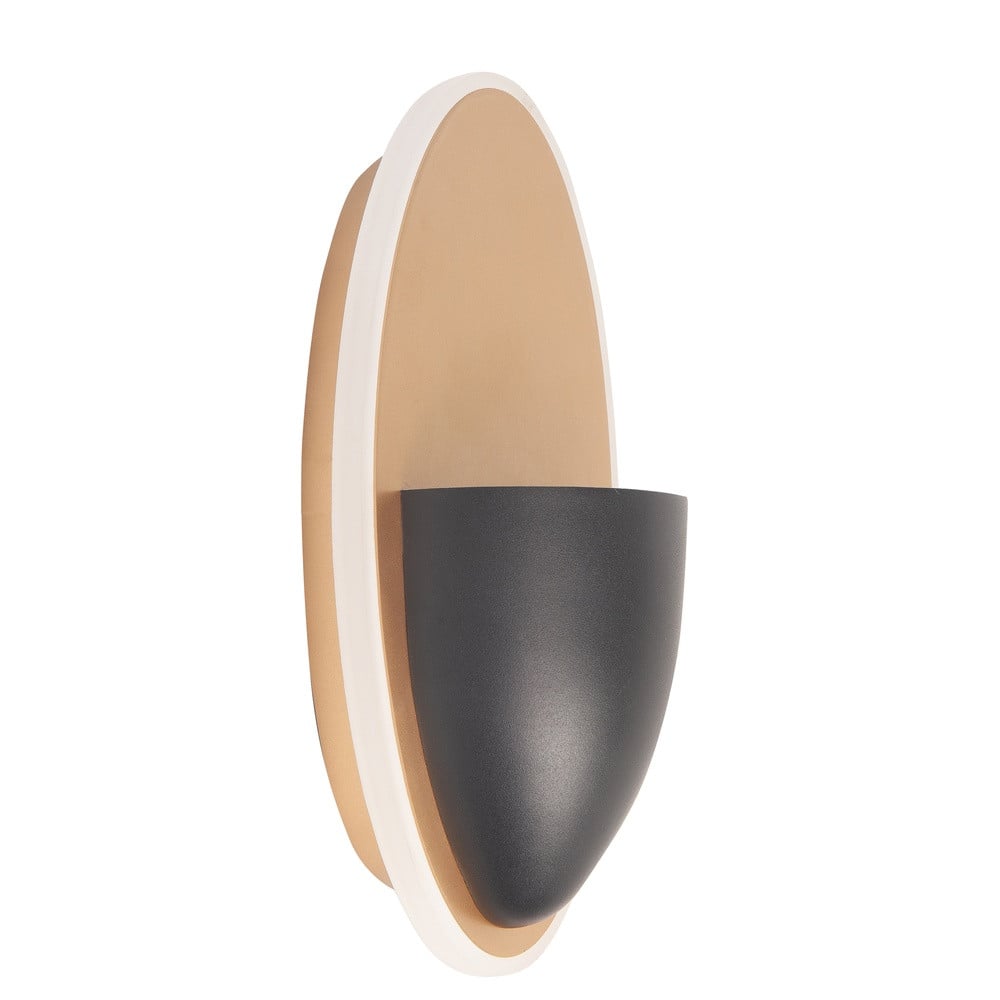 Highlight Design wandlamp Pisa zwart met messing