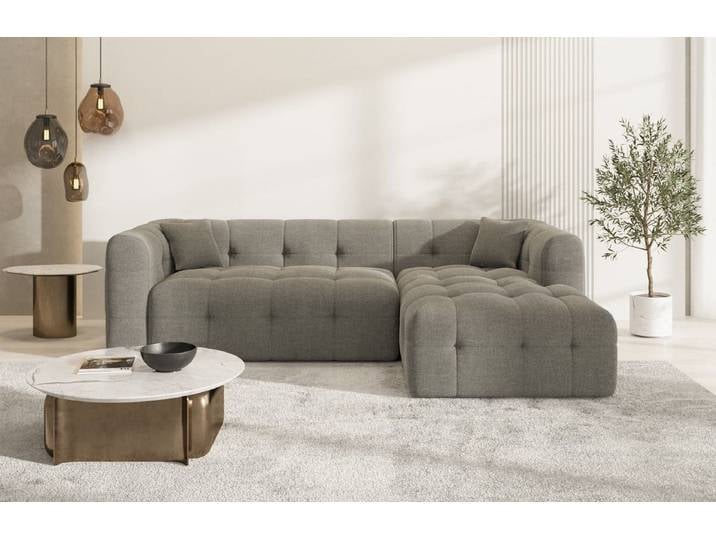 Couch Sevilla L-Form in Stoff