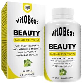 Vitobest Beauty Cabelo Pele E Unhas 60 VCaps