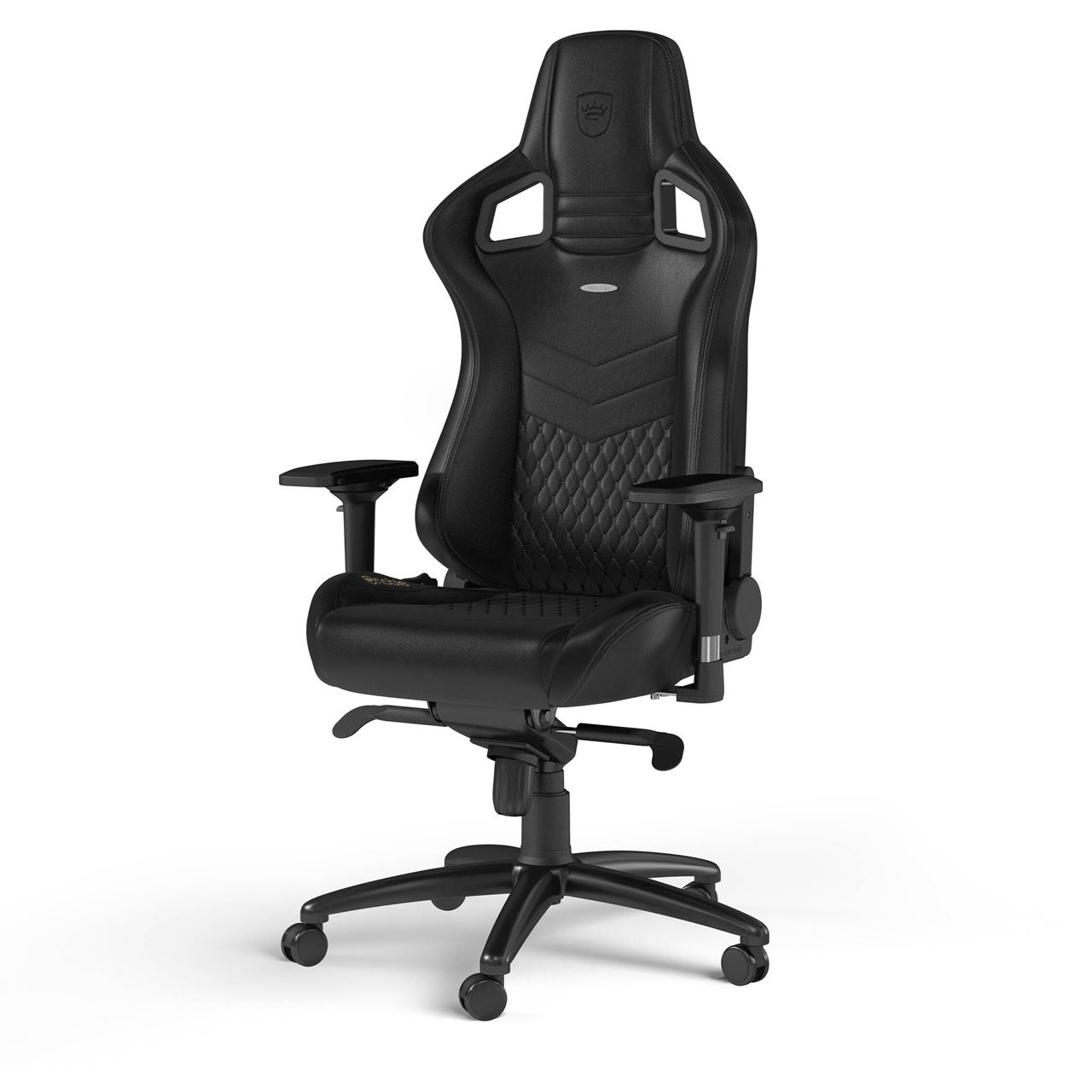 noblechairs EPIC Echtleder Gaming Stuhl - schwarz