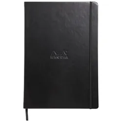 Rhodia Webnotebook Rhodia A4 96 Blatt liniert 90g - Schwarz 118369C
