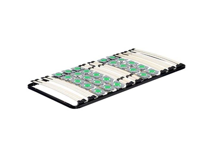 Sommier à lattes ergonomique avec plots de soutien - ERGO - 90X200 cm - 19 lattes - 25 plots
