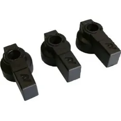 Hebelgriffe Kugelhahn Set 3 Stück für Buderus WS