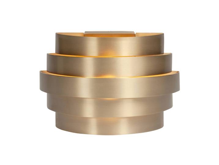 HighLight Wandleuchte Scudo, dimmbar, messing / gold, für Wohn- / Esszimmer, Aluminium