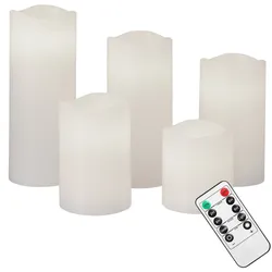 Monzana LED Kerzen mit Fernbedieunung Timer 10er Set