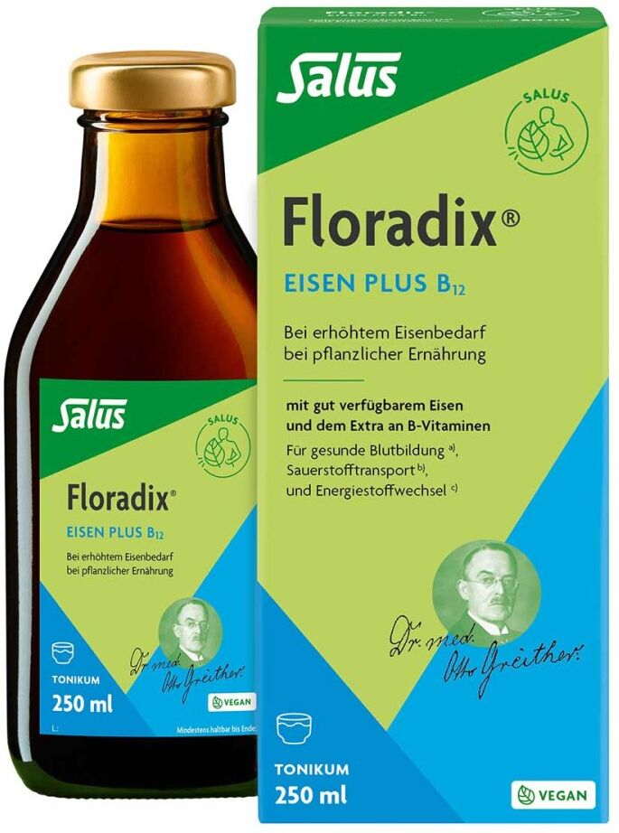 Floradix Eisen plus B12 vegan Tonikum