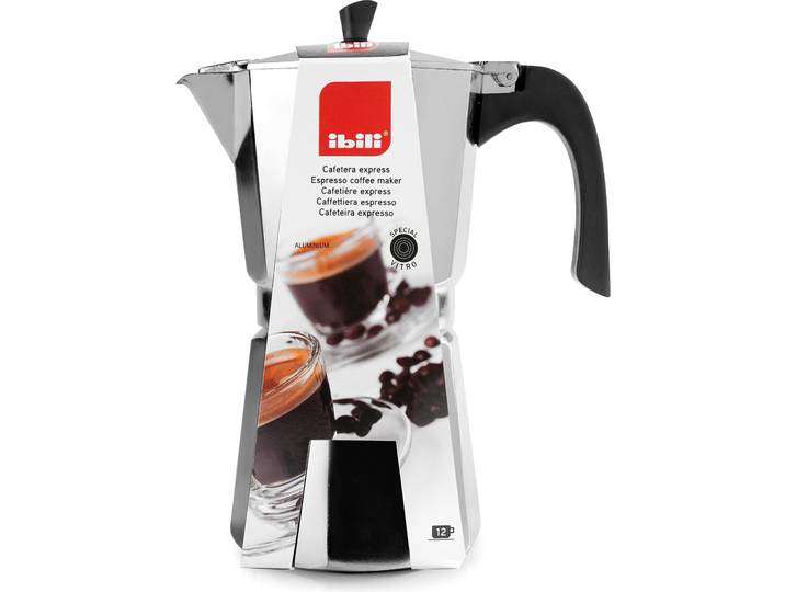 Espresso-Kocher Ibili Silber Aluminium