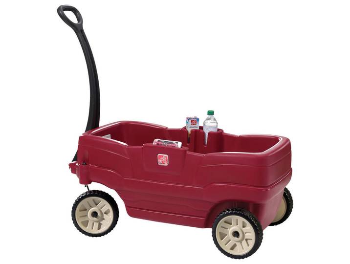 Bollerwagen, Rot, Kunststoff, 50.8x99.1x104.1 cm, CE, Freizeit & Co, Gartenspielzeug, Bollerwagen