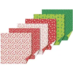 5x Heyda Deko-Bastelset Faltblätter-Set Nikolaus & Tanne (4 mm, 0.15 m)
