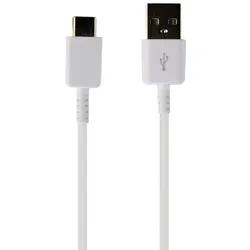 USB-Datenkabel original Samsung EP-DN930CWE USB2.0 auf USB-Typ C, weiß für Galaxy Serie