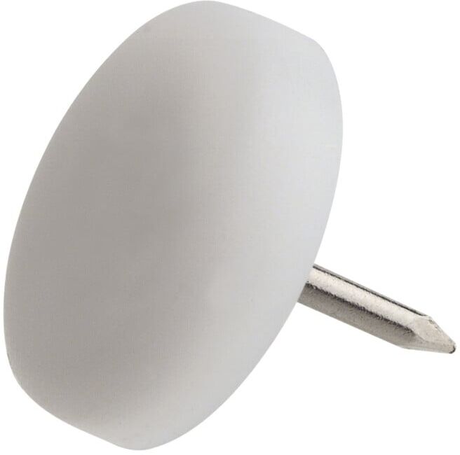 DRANSFELD, patin rond, diamètre 20 mm à enfoncer, plastique marron (10.030-807)