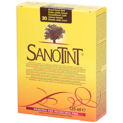 Sanotint Haarfarbe 30 dunkelblond gold 1 St Tinktur