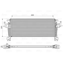 Ladeluftkühler VALEO 818566 für Opel Chevrolet Astra J Caravan Cruze