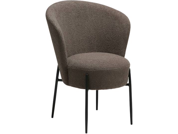 DAN-FORM Stuhl 2er-Set Orbit braun/schwarz Stoff
