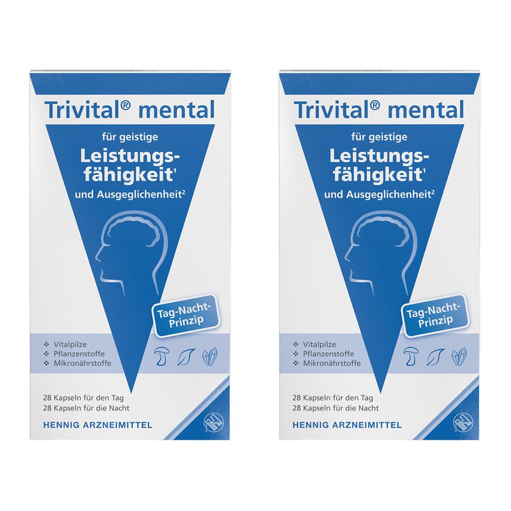 Trivital mental Kapseln 2x 2x28 St
