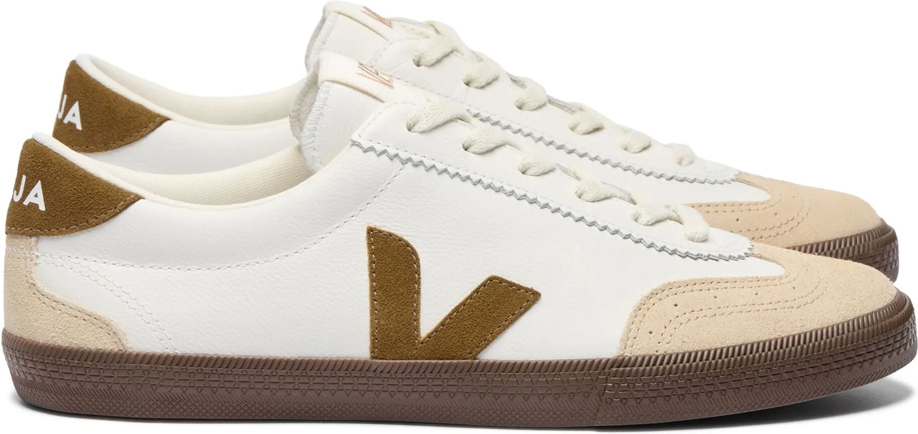 Veja Baskets Volley Cuir O.T. Marron 36